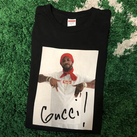 gucci mane supreme shirt buy|supreme gucci mane black.